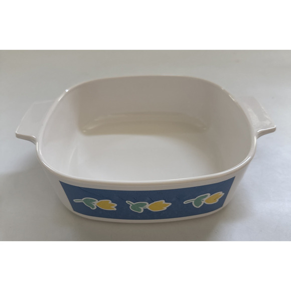 Vintage Corning Ware Primavera Casserole Dish A-2-B NO Lid 2 Liter USA Made - Picture 1 of 8